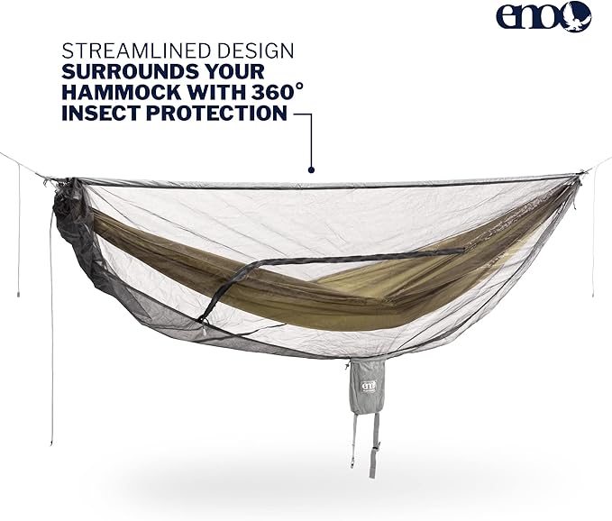 ENO, Eagles Nest Outfitters Guardian SL Bug Net, Hammock Bug Netting