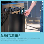 Charbroil Performance Series 4-Burner Gas Grill Cabinet with Side Burner, Black - 463253925