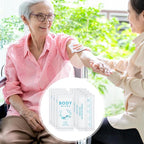 Treela 300 Pcs Bulk Deodorant Large Body Wipes Individually Wrapped Wet Wipes Travel Size for Adults Shower for Homeless Supplies Hygiene Personal Cleansing for Hiking Gym(7.09" X 9.84",White)