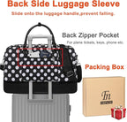 IBFUN Duffel Bag, 21'' Weekender Travel Bag with Shoe Compartment, Waterproof, Overnight Duffel Bag for Women, 3PCS
