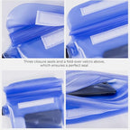 ECHTPower 2-Pack Waterproof Pouch Bag, Waterproof Fanny Pack, Waterproof Dry Bag with Adjustable Waist Strap for Beach Swimming Kayaking Floating Boating