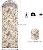 QOOMO Camping Sleeping Bags,3 Season Warm & Cool Weather,Lightweight,Waterproof Sleeping Bags for Adults & Kids,Traveling,and Outdoors,Camping Gear Equipment