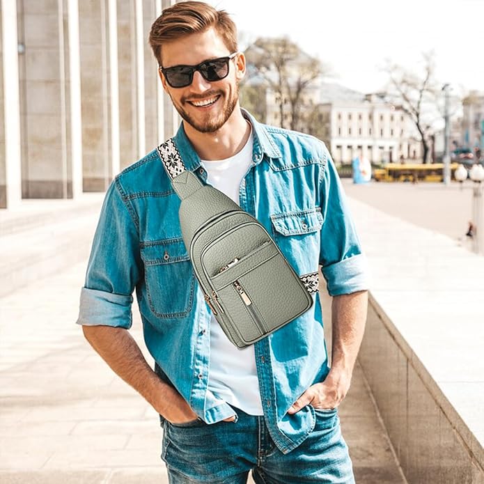 Cross Body Bags for Woman Men Sling Bag Chest Bag with Adjustable Strap Crossbody Handbags Women's Crossbody Bags