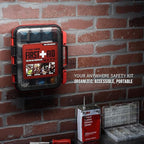 EVERLIT 400 Pcs OSHA/ANSI Compliant First Aid Kit Type III Class A Medical Kit Professional Med Kit Supplies for Contractors, Warehouse, Office, School, Home, Disaster, Car, Business, Restaurant