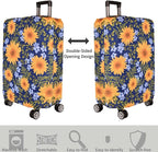Luggage Cover£¬ Suitcase Covers 19-30 Inch Expandable Anti-Scratch Luggage Protector Flower for Carry on Luggage S 19-20IN