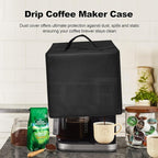 Cold Brew Coffee Maker Cover Drip Coffee Maker Lid Waterproof Antistatic Nylon Case for K-Duo Gen2/K-Cup Gen1 Hot & Iced Single Serve & Carafe Coffee Make 72oz (Black)