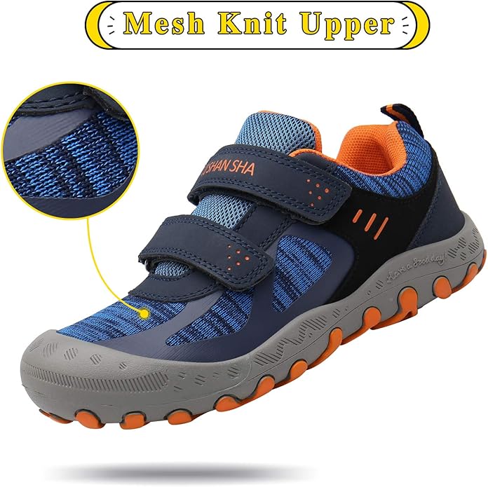 Mishansha Boy's Girl's Hiking Shoes Low Top Sneakers Outdoor Trekking Walking Climbing Running Shoes