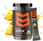 MTN OPS Ignite Trail Packs Energy Drink Powder, Gluten Free Nootropic Supplement Drink Mix, L Arginine, L Citrulline, Caffeine & Nootropic Sugar Free Drink Mix, 20 Servings, Pineapple Crush