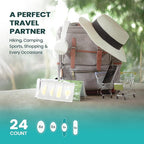 Hydrocolloid Gel Blister Bandages Pads - Promifun Waterproof Adhesive Blisters Bandages - Blister Pads for Heel, Foot, Toe, Feet - Gel Blister Chshions for Prevention & Recovery (24ct, Variety Pack)