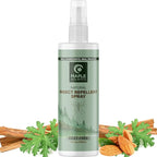 Natural Bug Repellent Spray for Body - DEET Free Bug Spray for Kids & Adults for Ticks Mosquitoes & Insects - Made with Citronella Rosemary & Lemongrass - Light Scent Vegan & Cruelty Free (4 Fl Oz)