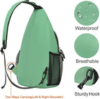 MOSISO Sling Backpack, Multipurpose Crossbody Shoulder Bag Travel Hiking Daypack