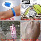 First Aid Kit EMT Medical IFAK Pouch, Molle Tactical Med Emergency Trauma Bag for Camping Home Car Hiking Hunting (Tan)