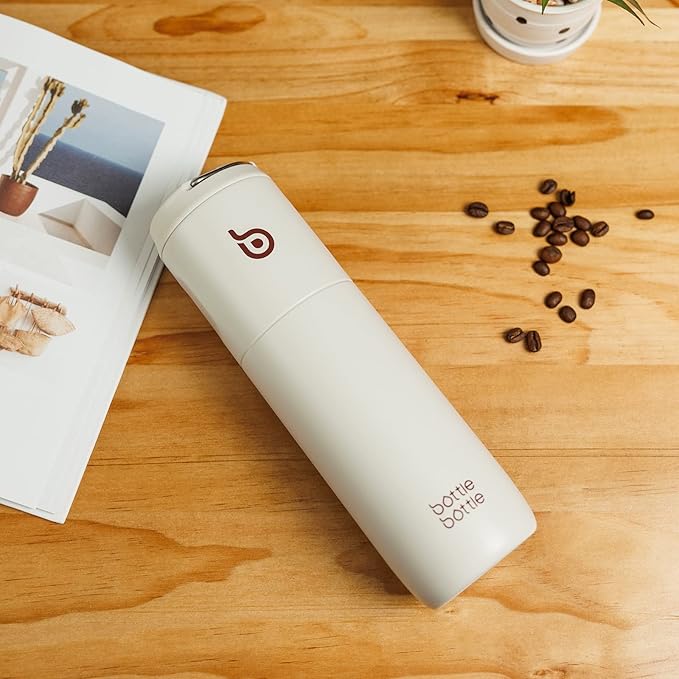 BOTTLE BOTTLE Insulated Water Bottle 24oz with Straw Lid and Handle for Sports Travel Gym Stainless Steel Water Bottles Double-Wall Vacuum Metal Leak Proof BPA-Free