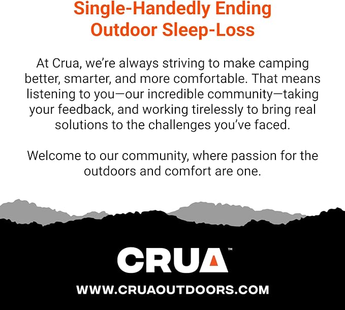 Crua Duo Outdoor Camping Tent – 2 Person Tent for Camping, Easy Pop-up Assembly, Lightweight and Waterproof Outdoor Gear for Hiking Backpacking, Weather Resistant