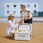 EchoSmile 25/30/35/40/60/75 Quart Rotomolded Cooler, Built to Stand up to The Rigors of The Journey