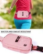 Fanny Pack Crossbody bags for Women Men, 2L Everywhere Belt Bag, Fashion Waist Packs, 5-Zipper Pockets Waist Bag with Adjustable Strap
