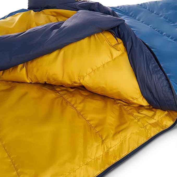 Kelty Cosmic 20 Down Mummy Sleeping Bag for Backpacking, Campers, 550 Fill Power, Recycled Fabrics with PFAS-Free DWR, Designed in Sunny Colorado,