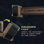 USB Rechargeable LED Headlamp Flashlight, Waterproof Headlight for Camping, Running, Hiking, Fishing, 7 Modes, Night Vision, Motion Sensor & White Spotlight