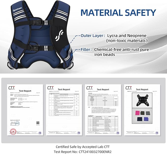 Sportneer Weighted Vest for Women Men: 8lbs/12lbs/15lbs/20lbs/25lbs Weight Vest with Detachable Phone Pouch Rucking Vest for Women Walking Strength Training Muscle Building Weight Loss