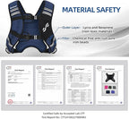 Sportneer Weighted Vest for Women Men: 8lbs/12lbs/15lbs/20lbs/25lbs Weight Vest with Detachable Phone Pouch Rucking Vest for Women Walking Strength Training Muscle Building Weight Loss