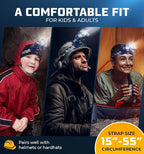 DanForce Headlamp. USB Rechargeable LED Head Lamp. Ultra Bright LUMINUS 1080 Lumen Head Flashlight + Red Light. HeadLamps for Adults, Camping, Outdoors & Hard Hat Work. Zoomable IPX54 Headlight