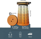 Ultra-Lightweight Collapsible Stool - Portable Folding Seat for Camping, Hiking, Travel & Outdoor Activities (Gradient Orange)