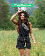 Waterfly Slim Soft Polyester Water Resistant Waist Bag Pack for Man Women Outdoors Running Climbing Carrying iPhone 5 6 Plus Samsung S5 S6 (Gray)