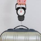 Artibetter Mechanical Hanging Luggage Scale 20kg with Measuring Tape Portable Travel Weight Scale Handheld Spring Balance for Luggage and Shipping Weighing