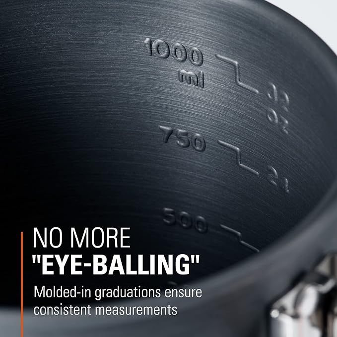 GSI Outdoors Halulite Boiler Ultralight Hard-Anodized Pot with Folding Handle, Fast-Heating Camping Cookware for Backpacking, Hiking & Outdoor Cooking