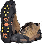 Aliglow Ice Snow Grips Over Shoe/Boot Traction Cleat Spikes Anti Slip Footwear