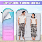 Sleeping Bags for Adults, 3 Seasons Warm Cold Weather Lightweight Waterproof Backpacking Camping Sleeping Bag for Camping Hiking Traveling Outdoor, Camping Gear Equipment