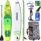 Mistral Stand Up Inflatable Paddle Board Racing & Touring Board 13'2"/ 14' Race Board, Backpack with Wheels, Durable ISUP for Youth & Adult, w/Premium SUP Accessories