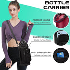 87 oz Insulated Water Bottle with Straw - Stainless Steel Sports Water Bottle, Double Wall Thermo Mug, Leak-Proof, 48h Cold-24h Hot, BPA Free, Rose Purple Gradient, Outdoor Activities