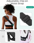 BAGSMART Fanny Packs for Women Men, Roomy Belt Bag with Adjustable Strap, Fashion Waist Packs for Running Traveling Hiking, Pink