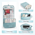 10 Set Compression Packing Cubes for Travel Essentials,Compressible Expandable Packing Cubes for Suitcase,OlarHike Luggage Organizer Bags for Travel,Handy Helper for Organizing Clothes(Blue Gray)