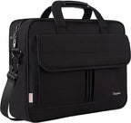 Taygeer 17 inch Laptop Bag, Professional Business Office Briefcase for Men Women, Premium Water Resistant Carry On Laptop Case Shoulder Messenger Bag Fits 15.6 17 Inch Notebook/Computer, Black