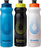 HydraPak Tempo Handheld Running Water Bottle 3-Pack - Made for Runners, Marathon Training and Race Day Squeeze Bottle. Perfect for Hydration, Electrolytes, Recovery and Nutrition Mixes.