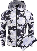 COOFANDY Men's Packable Rain Jacket Lightweight Waterproof Raincoat with Hood Travel Hiking Golf Windbreaker