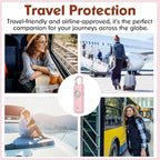 Rechargeable Personal Alarms for Women - Birthday Valentine's Day Gifts for Women, Stocking Stuffers for Teen Girl, Daughter, Safety Keychain Flashlight, Siren Alarm, Travel College Essentials (Pink)