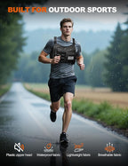 Chest Bag for Men with Expandable Accordion Structure, Running Vest for Outdoors, Chest Pack for Cycling, Hiking