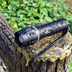 HAUSBELL LED A100 Flashlight Bright, Zoomable Tactical Flashlights Flash Light with High Lumens and Five Modes for Emergency and Outdoor Use Camping Accessories, 4 Pack