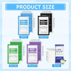 100 Pcs 5-IN-1 Hotel Soaps and Toiletries Bulk Set,5-Piece Set 0.35 oz each Packets Shampoo,Conditioner, Body Wash and Lotion,0.53 oz Soap Mini Travel Size Toiletries Supplies kit for Guests,Homeless
