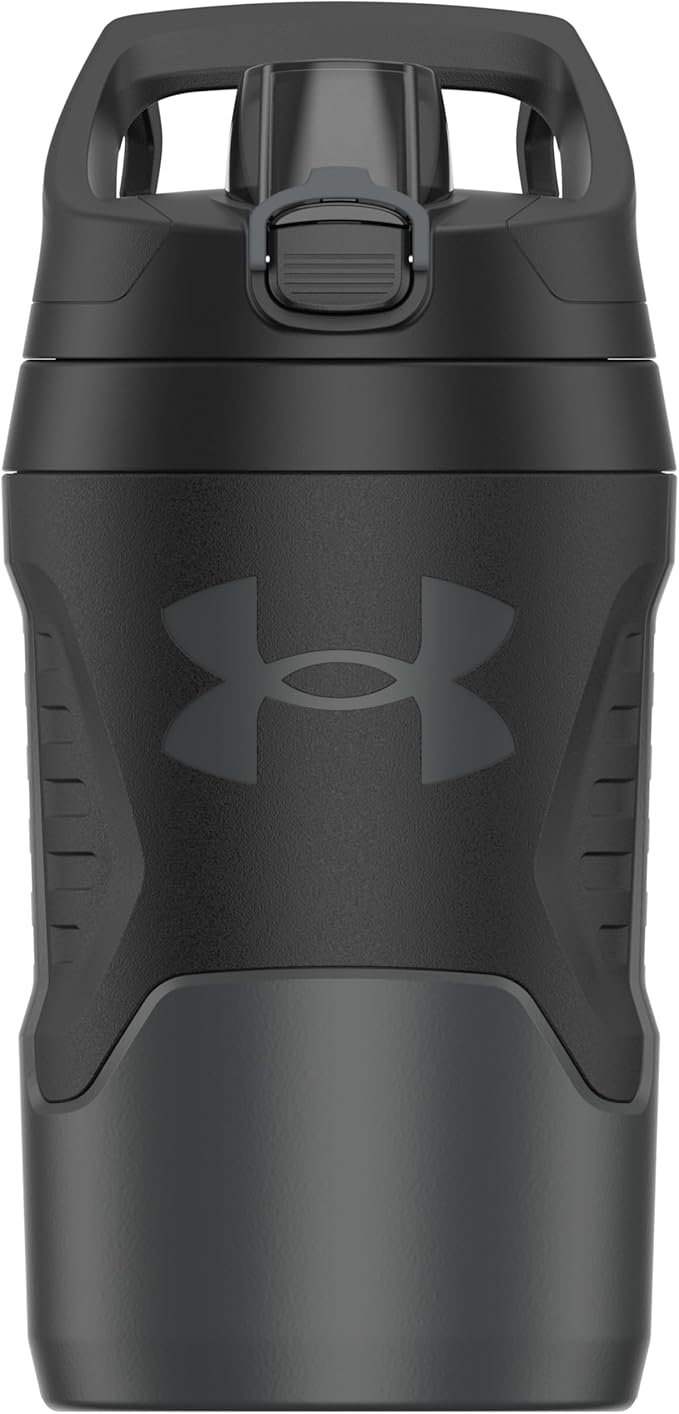 Under Armour 32 oz Insulated Water Bottles - Sports Water Jug with Handle, Fence Hook, Leak Resistant for Baseball, Football & More, 32 oz Water Bottles, Sports Water Bottle Insulated