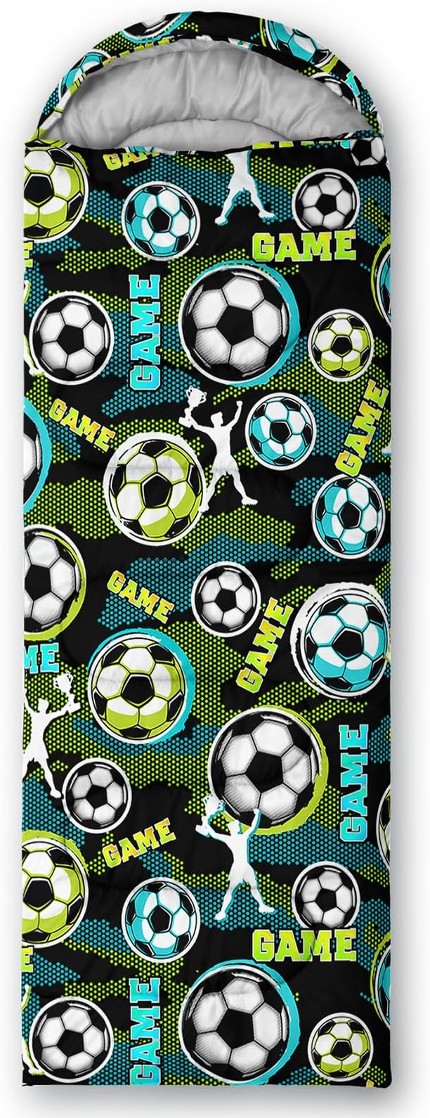 QOOMO Animals Camping Sleeping Bags,3 Season Warm & Cool Weather,Lightweight,Waterproof Sleeping Bags for Adults & Kids,Traveling,and Outdoors,Camping Gear Equipment