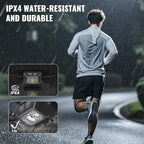 Camping Headlamp 2 Pack LED Battery Powered Dimming Head Lamps with Adjustable Headband IPX4 Waterproof Head Light 9 Modes Red White Green Light for Hiking, Running, Cycling