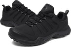 Grand Attack Men's Waterproof Hiking Shoes Lightweight Approach Trekking Comfortable Backpacking Boots Non Slip Work Shoes Outdoor Camping Travel Sneakers