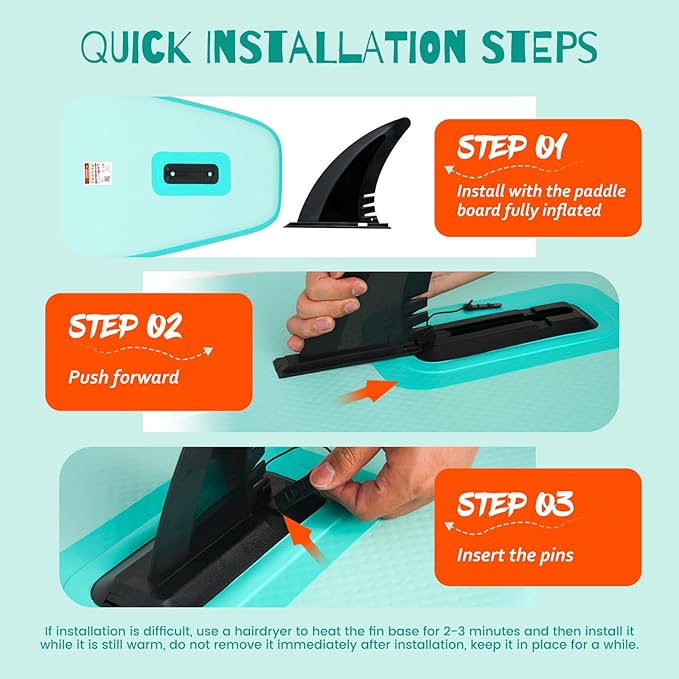 FunWater Inflatable Stand Up Paddle Board with Premium SUP Paddleboard Accessories, Anti-Slip EVA Deck, 11'/10'6'' Paddle Boards for Adults & Youth of All Skill Levels