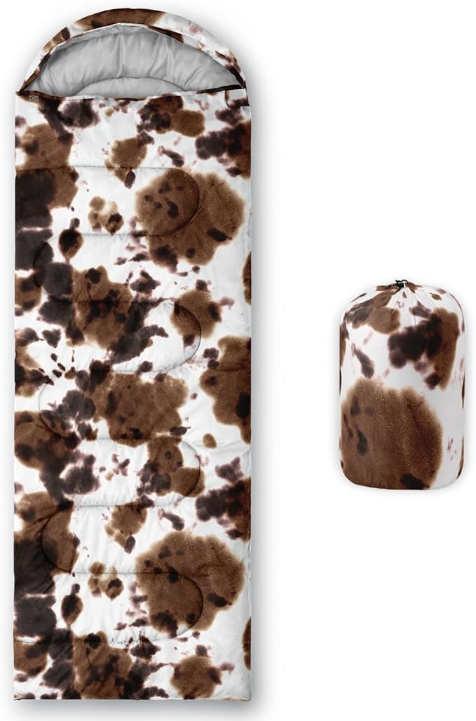 Sleeping Bags for Adults and Kids Backpacking Camping Sleeping Bags for Girls and Boys Lightweight Waterproof Cold/Warm Sleeping Bag for Season Camping Essentials Outdoor Travel with Compression Bags