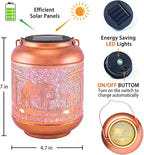 Elephant Solar Lanterns Outdoor Waterproof Hanging Solar Lights Elephant Gifts for Women/Men/Elephant Lovers Gifts Metal Decorative LED Elephant Lanterns for Garden Decor,Patio,Lawn,Pathway,Yard