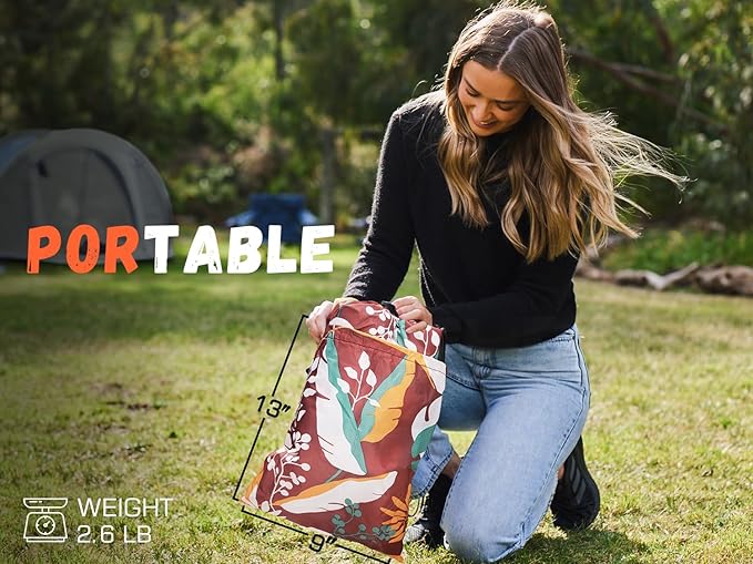 WEKAPO Inflatable Sun Lounger, Air Sofa, Hammock, Portable, Waterproof and Leak-Proof, Ideal for Backyard, Beach, Travel, Camping, Picnics and Music Festivals